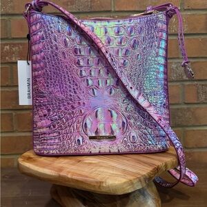 Brahmin Katie Crossbody in Purple Iris